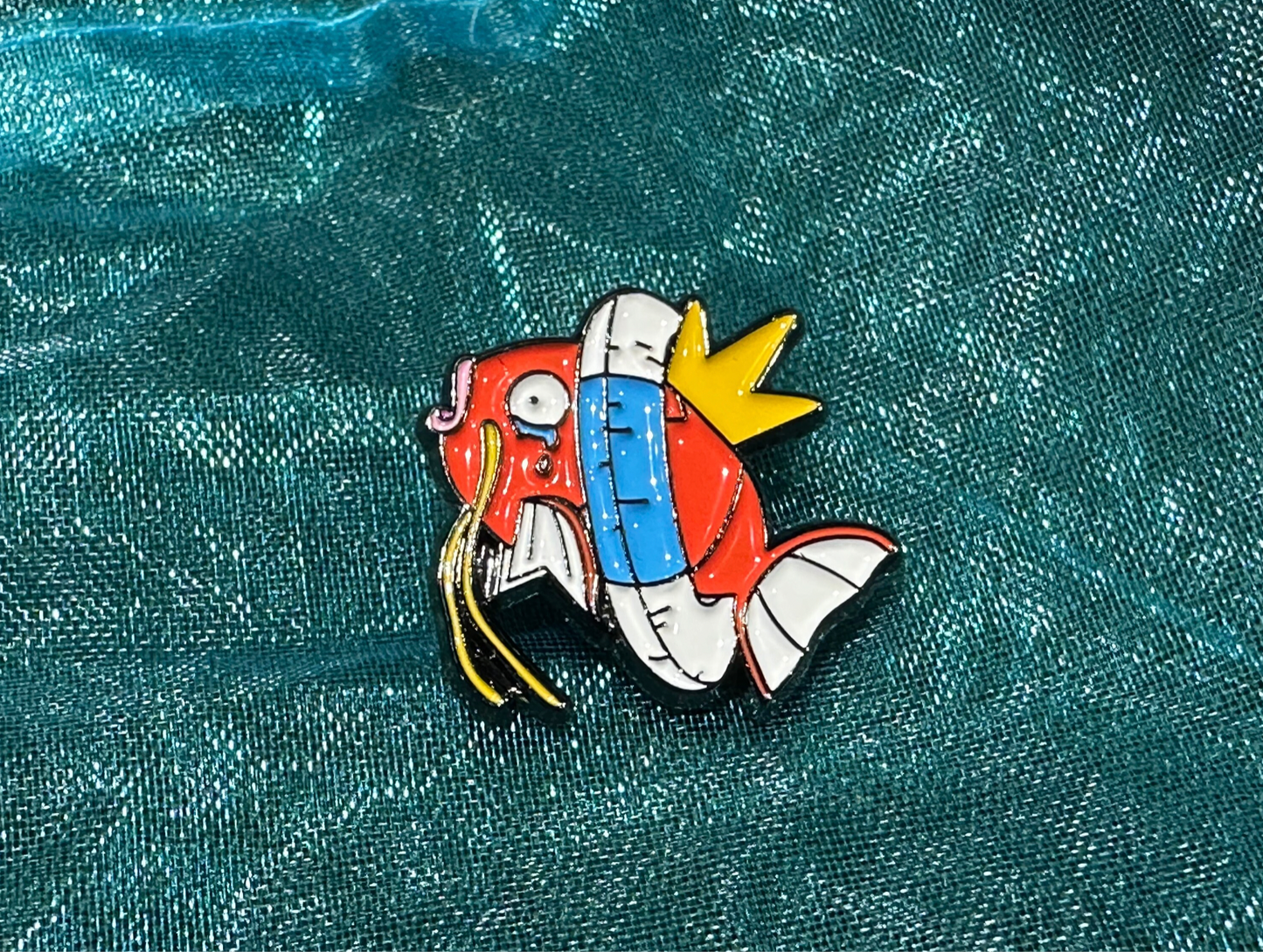 Struggle Fish Enamel Pin