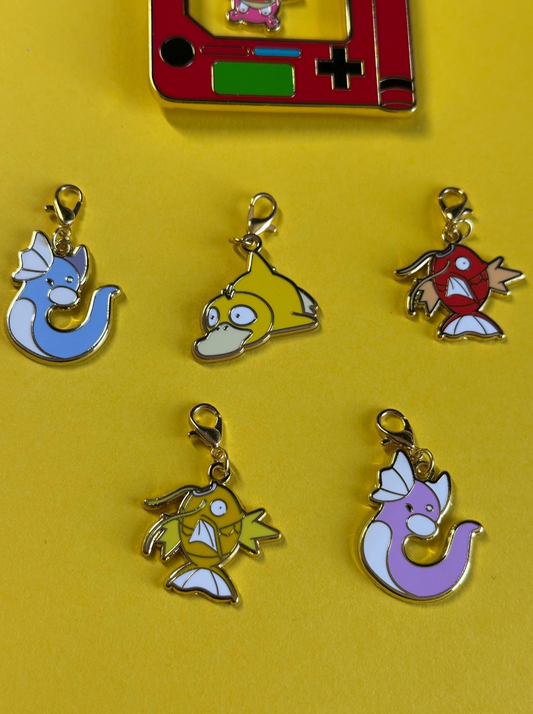 Monster Tracker and Charms Enamel Pin