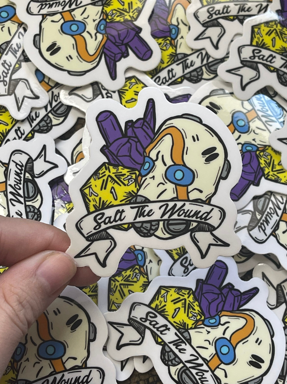 Salt The Wound Sticker