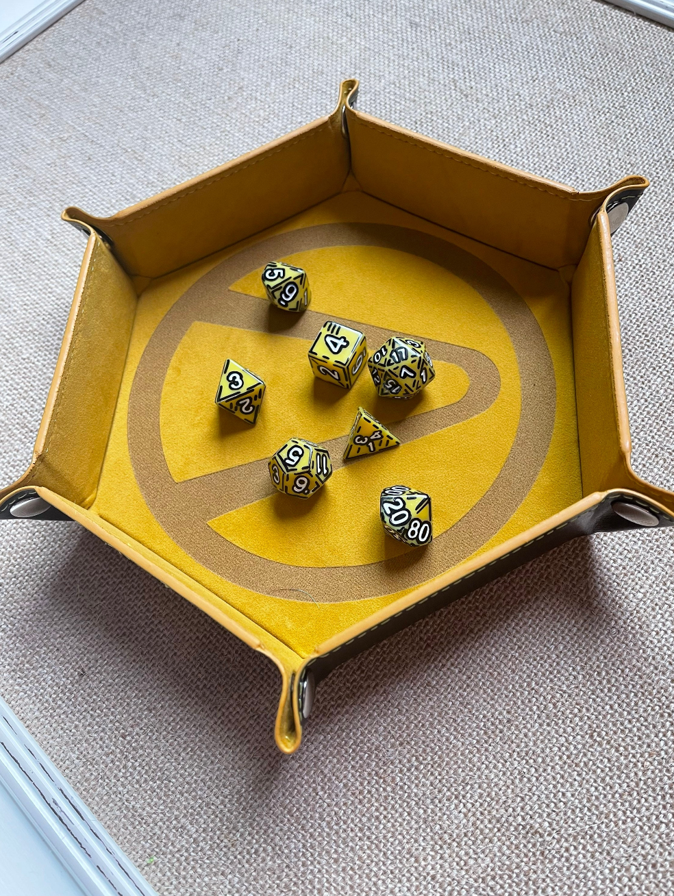 Hexagon DnD Dice Tray