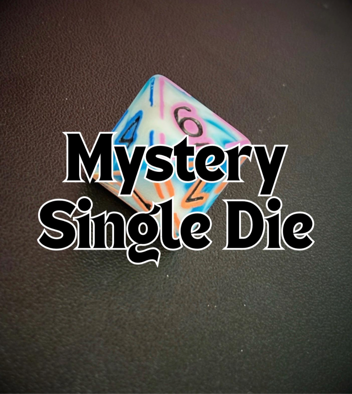 Mystery Single Die Cel-Shaded DnD Dice Set