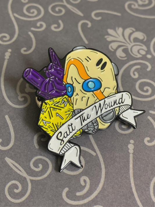 Salt The Wound DnD Enamel Pin