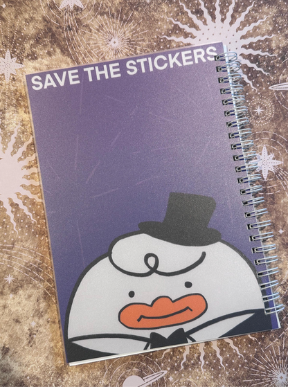 Hello Friend Reusable Sticker Book