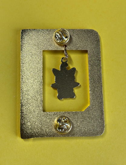 Monster Tracker and Charms Enamel Pin