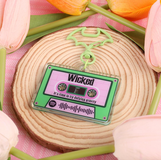 Wicked - Spotify Cassette Tape Keychain
