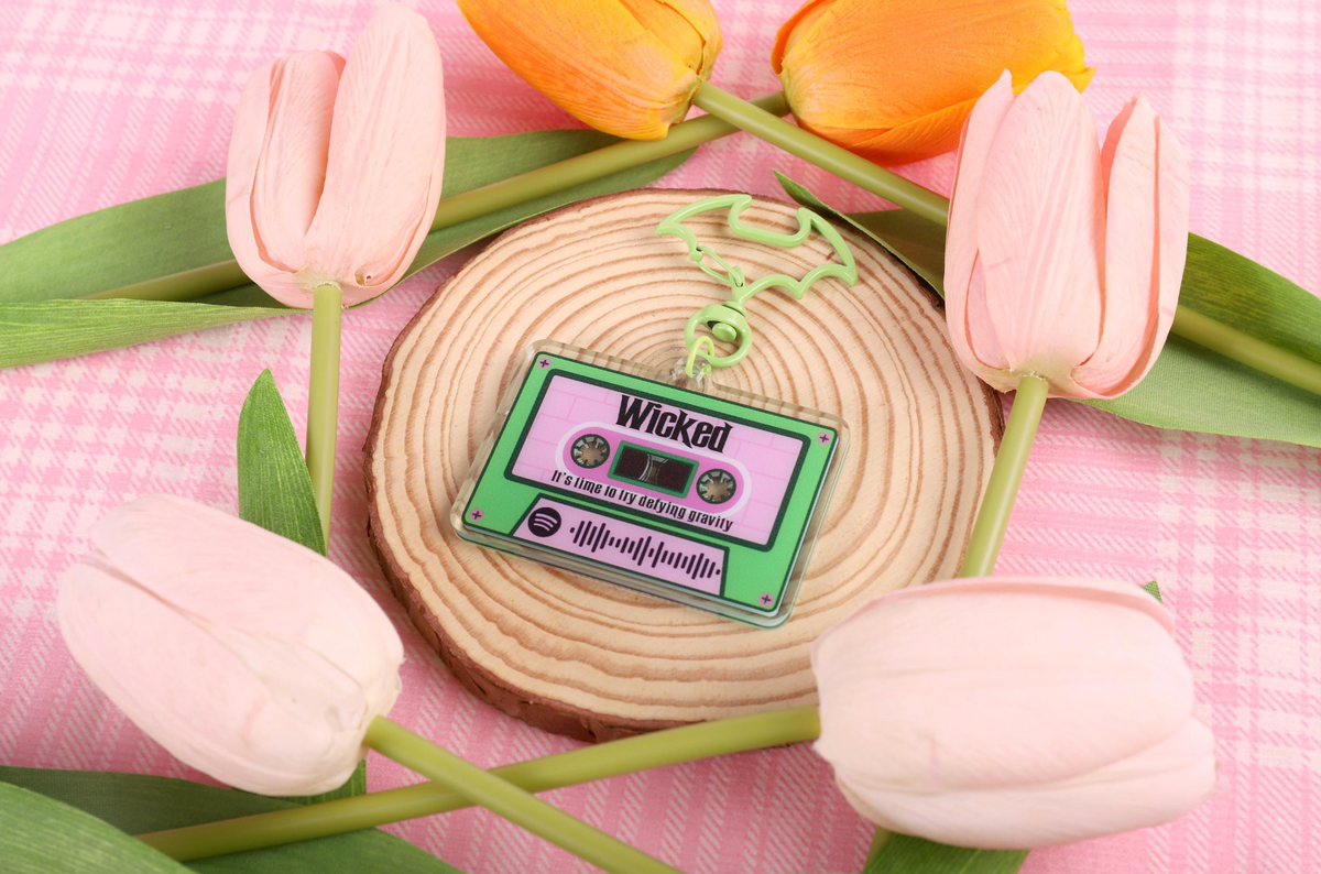 Wicked - Spotify Cassette Tape Keychain