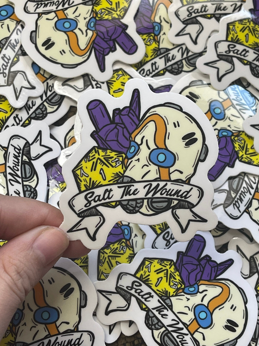 Salt The Wound Sticker