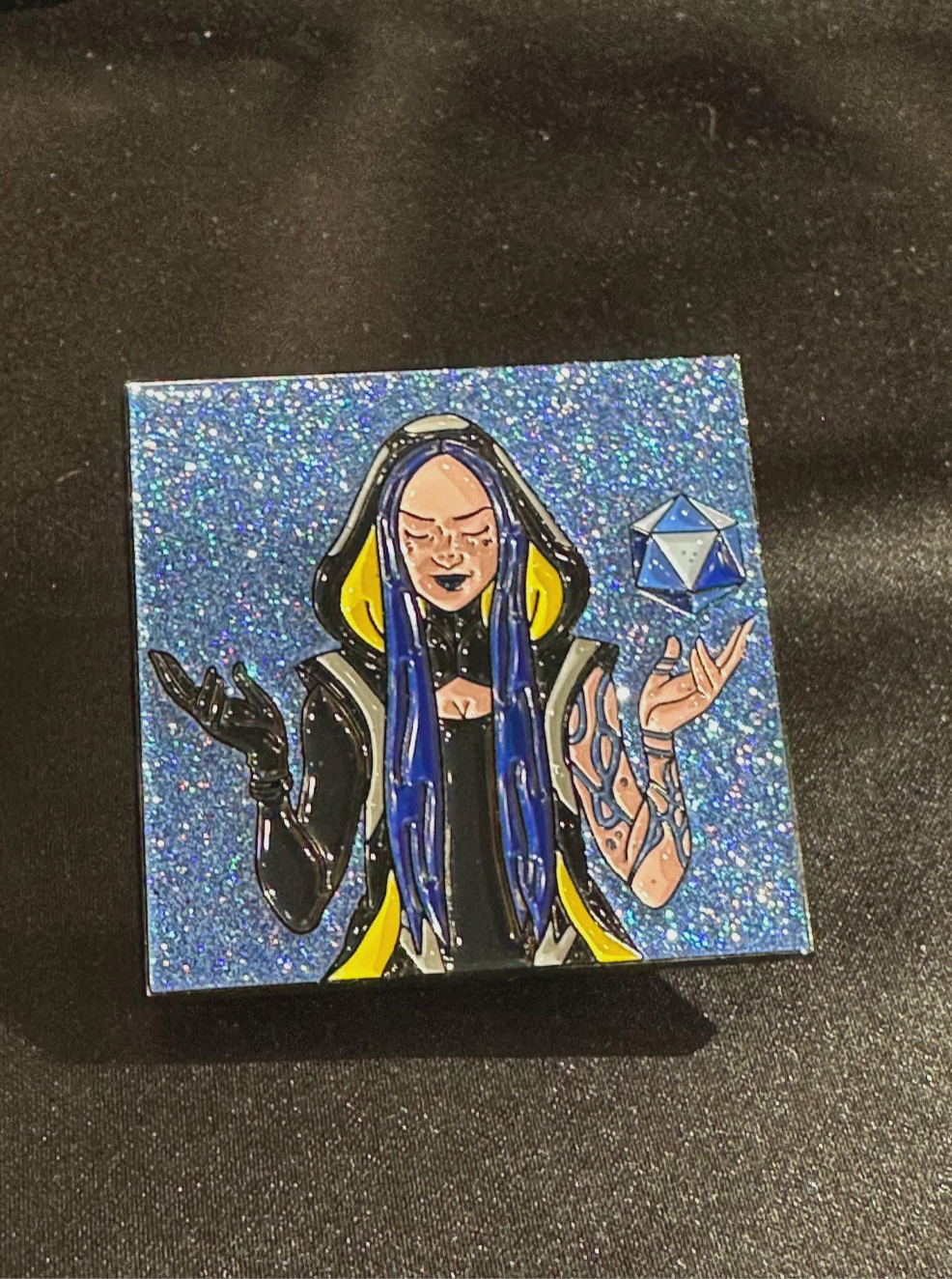 The Blue Siren Enamel Pin