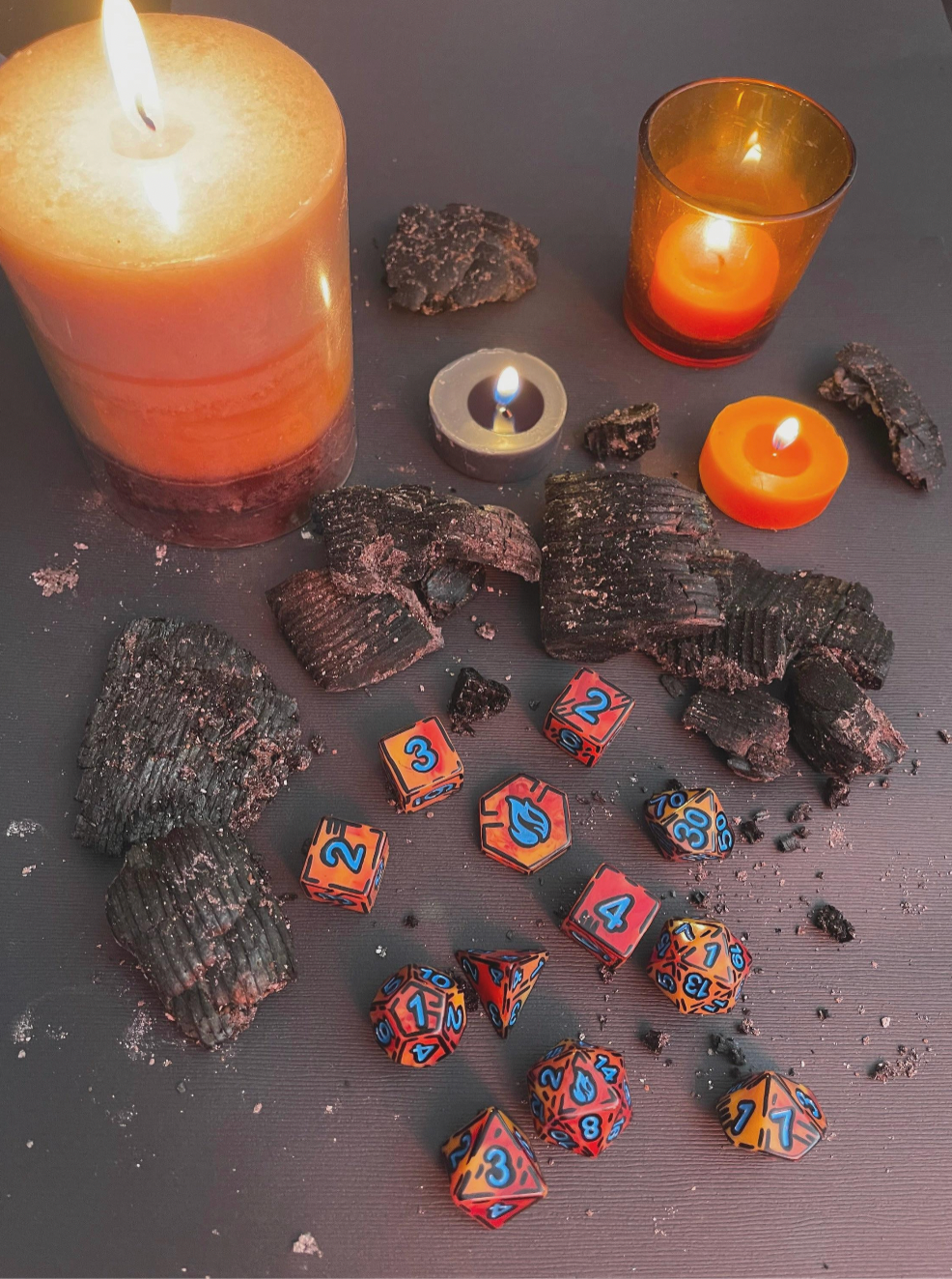 Lilith (12) Resin DnD Dice Set