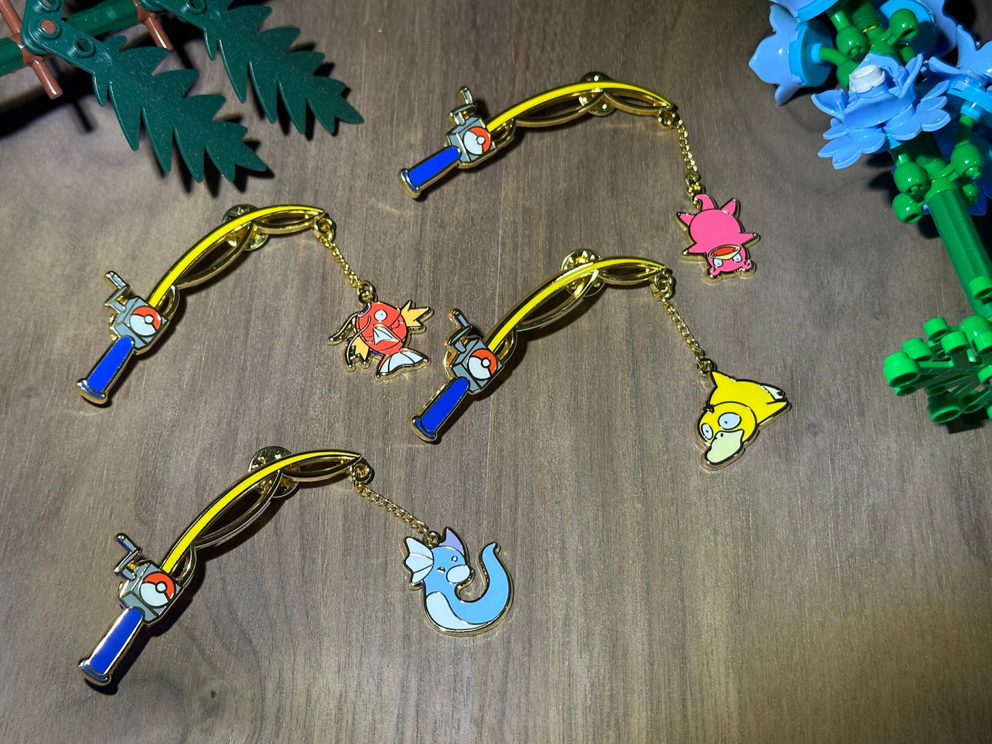 Good Fishing Rod and Charms Enamel Pin