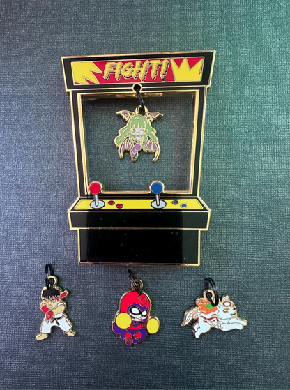 Arcade Cabinet Pin and Charm
