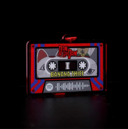 Banana Thief - Spotify Cassette Tape Keychain