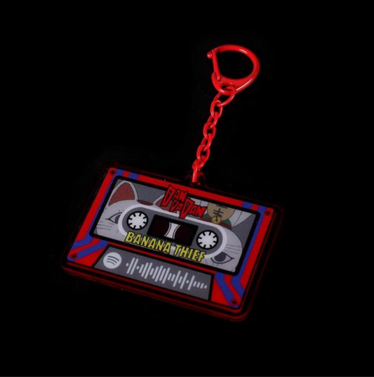 Banana Thief - Spotify Cassette Tape Keychain