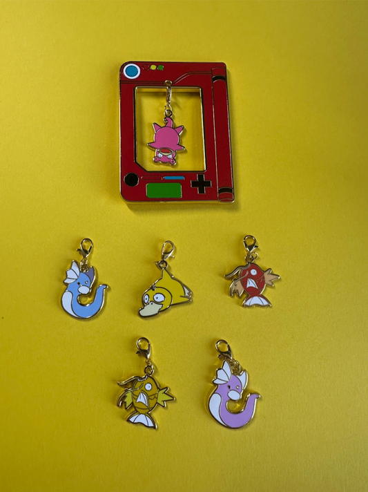 Monster Tracker and Charms Enamel Pin