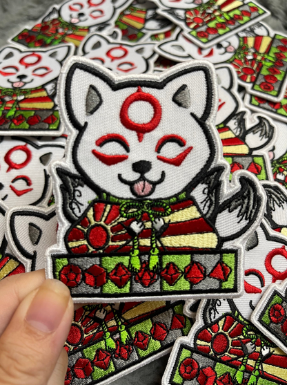 Okami DnD Iron On Patch
