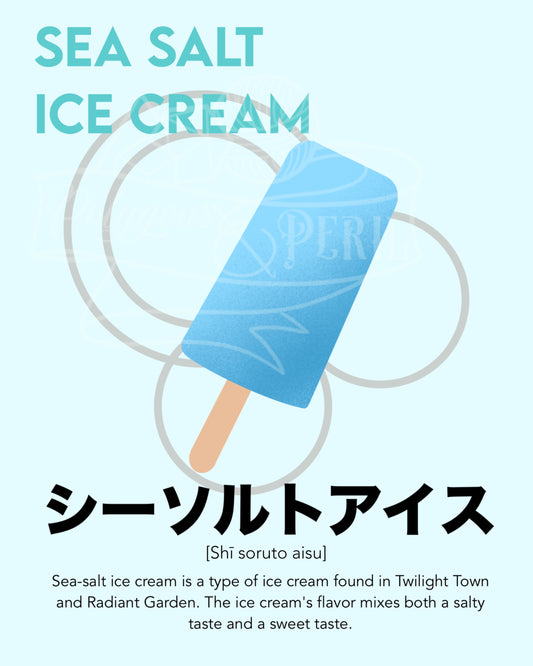 Sea Salt Ice Cream 8x10 Art Print