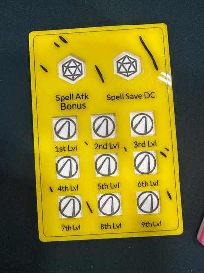 Dungeons and Dragons Hunter Spell Tracker