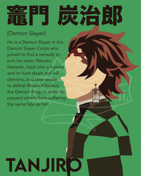 Demon Slayer - Tanjiro 8x10 Art Print